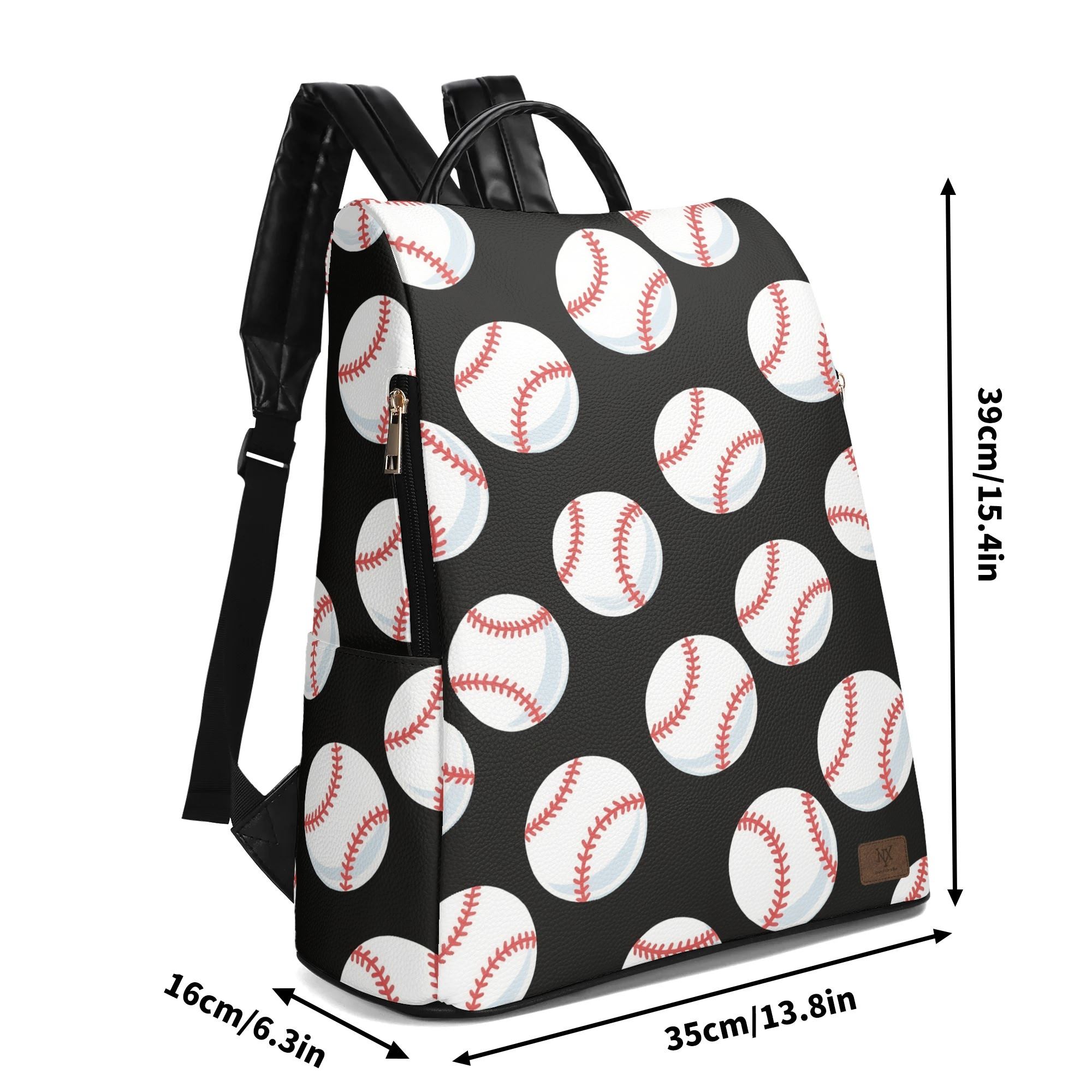 NXY high quality lychee pattern backpack luxury bag Women backpacks designer bookbags back packs womens fashion all-match Large baseball pattern schoo