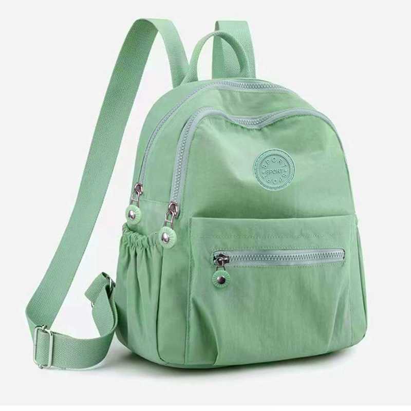 Mens and Womens Korean-style Fashionable Oxford Cloth Waterproof Nylon Fabric Casual Motorcycle BackpackXJ250814