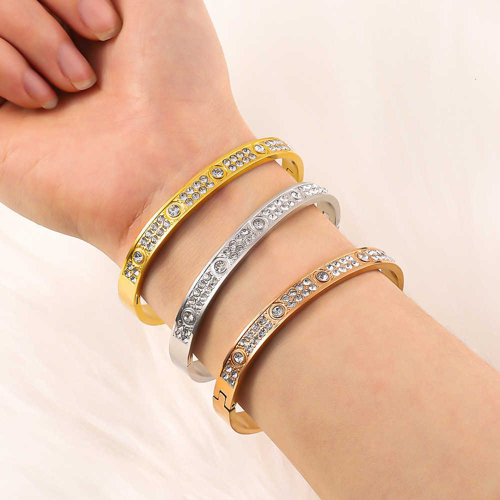 DOREMI Personalized Charms Slide Bangle English Letters 12 Birthstone Charm Heart Star Slide Bangle Z250616