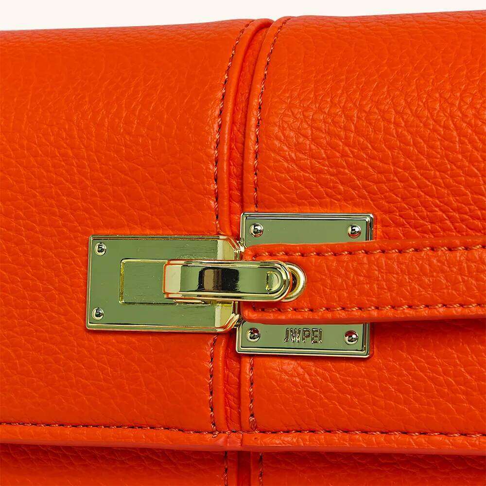 Designer Luxury New Orange Color JW PEI Women S Handbag Elise Designer Fashion Tote Small Square Crossbody Premium Bag