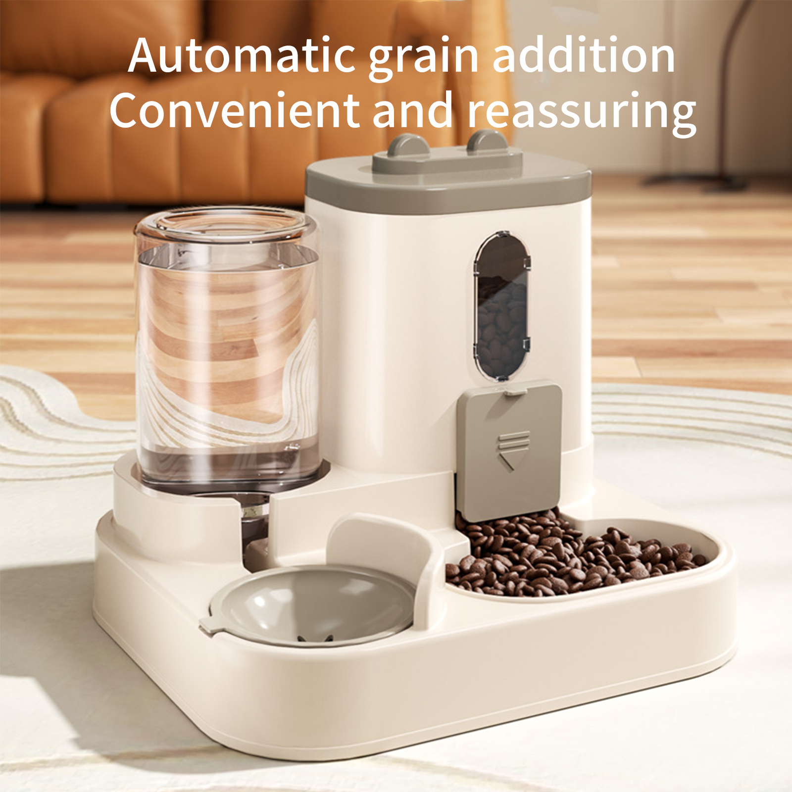 Cat automatic feeding, automatic water dispenser, dog bowl, cat basin 2-in-1, cat bowl, water dispenser, pet supplies