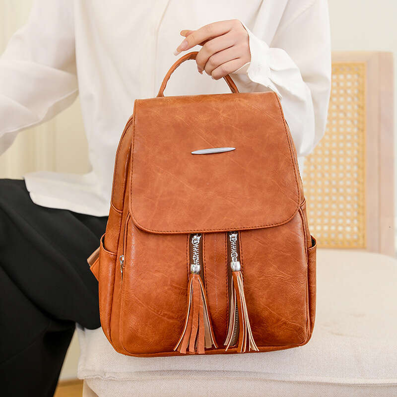 Bags Designer Women Tote 2025 Autumn PU Women's Backpack Girls'