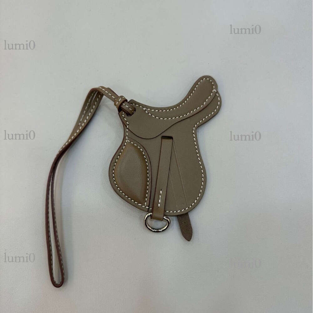 Lambskin Saddle Pendant Genuine Leather Bag Charm Handmade Accessory Bag pendant