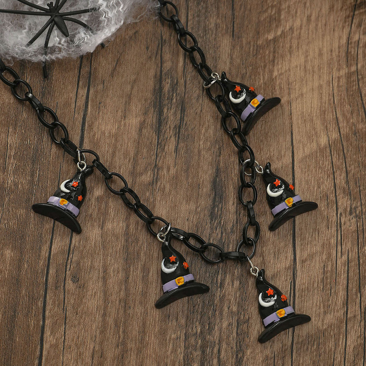Quirky and Fun Necklace Halloween Creative Pumpkin Ghost Pendant Collarbone Chain