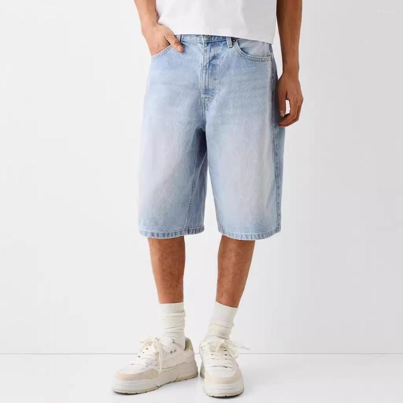 Men's Shorts Cross-Border Exclusive Supply Of European And American Denim Amazon Mid-Pants Style