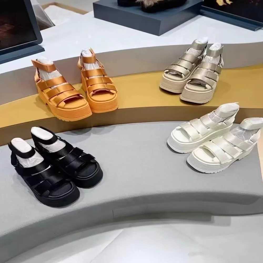 11CM High Platform Sandals Women Summer Hidden Heel Casual Mules Shoes Female Outdoor Beach Slippers Breathable Chunky Sneakers W250814