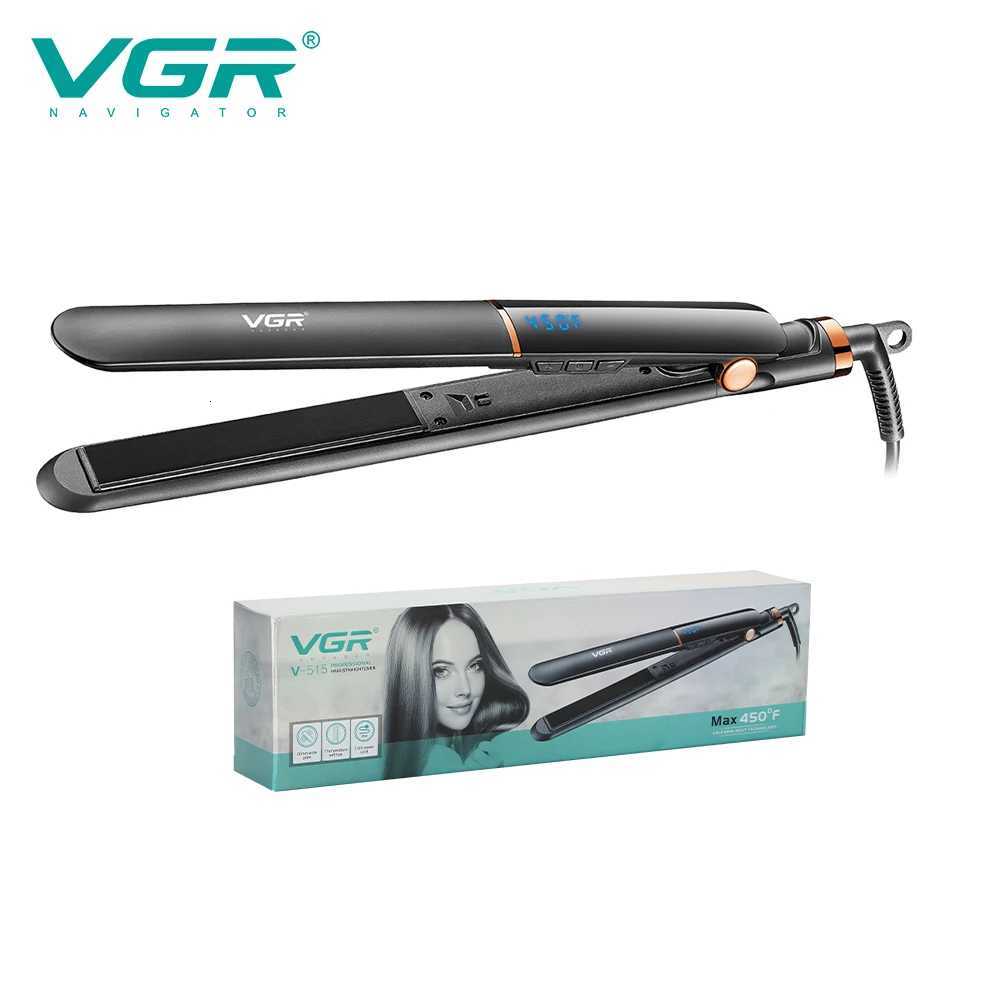 515 VGR Small Flat Iron Short Hair Pencil Flat Iron Mini Hair Straightener Tiny Hair Straightening Ceramic Beard Straightener W250814