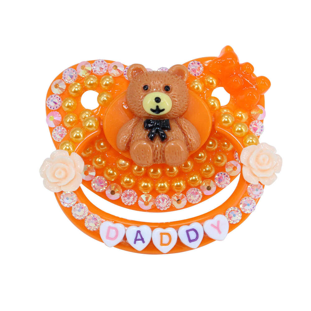 Adult Baby Soother Deluxe Large Pacifier with Rhinestones