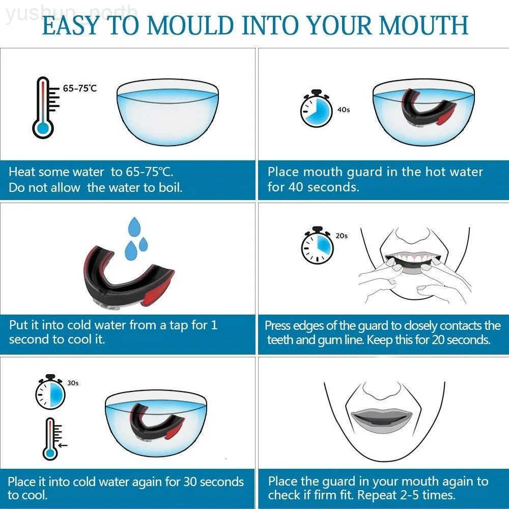 1 PCS Food Grade EVA Tooth Protector MMA Teeth Protector Boxing Mouthguard Brace Tooth Cover Orthodontic Football Basketball M250814