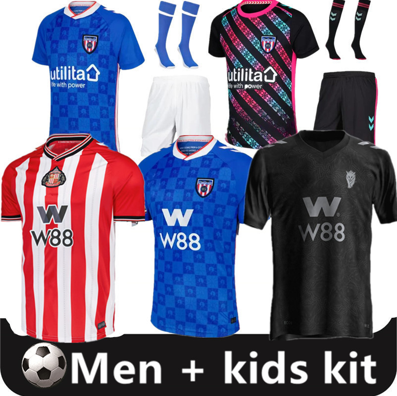 25 26 SUNDERLAND Home Soccer Jerseys 2025 2026 STEWART SIMMS ROBERTS AMAD CLARKE DAJAKU SIMMS EMBLETON EVANS O'NIEN Football Shirt PRITCHARD GOOCH Men Kids Kit 16-2XL