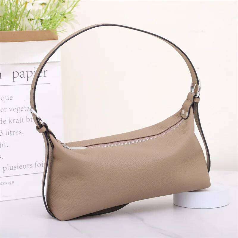 City Bag 2023 Fashion Trend Women Genuine Real Leather Underarm Female Small Shoulder Bag Lady Messenger Tote Handbag Spring Summer