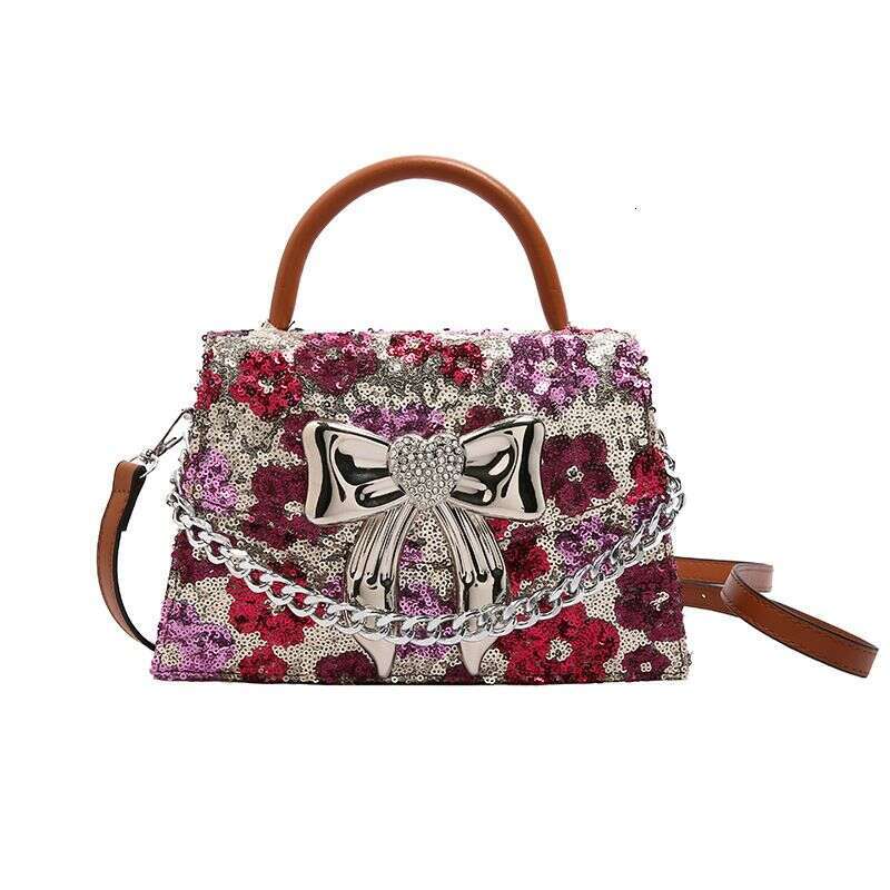 Women's 2024 European and American fashion portable crossbody shoulder tote bag