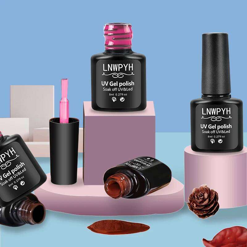 With LED Light Dryer Drill Hine Poly Nail Extension Gel Varnish Soak Off Polish Manicure Tools Kit