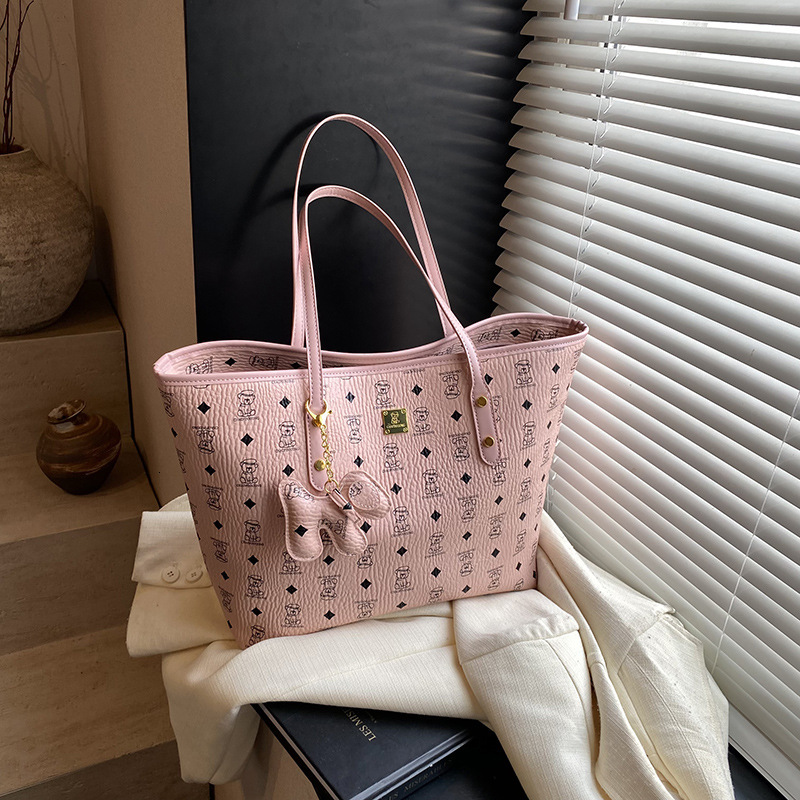 Free Shipping Designer Luxury Women's Handbag Large Capacity Retro Tote Bag Letter Versatile Shoulder Bag Office Shopping Commuting Leisure Bag