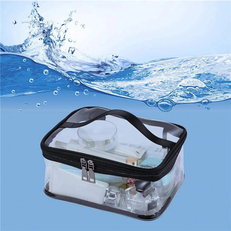 ThickeningClear Makeup Bag Large Waterproof Cosmetic Bag Portable and Transparent Travel Case for Women 250812
