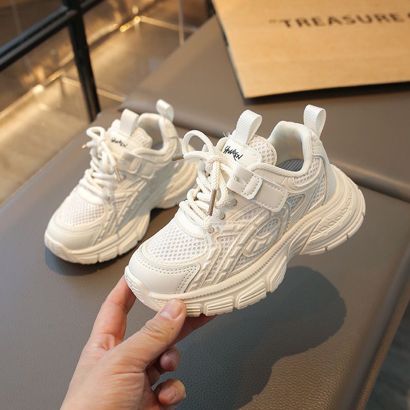 Boys Kids Sport Shoes 2025 Spring Autumn New Girls Toddler Mesh Breathable Casual Running Shoes Kidsnest Child Shoes Size 26 - 36 K0630