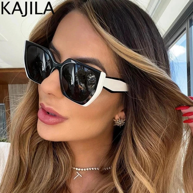 Fashion Cat Eye Sunglasse 2025 n Vintage Square Punk Sun Glasses For Ladies Shades Retro Eyewear UV400 250804