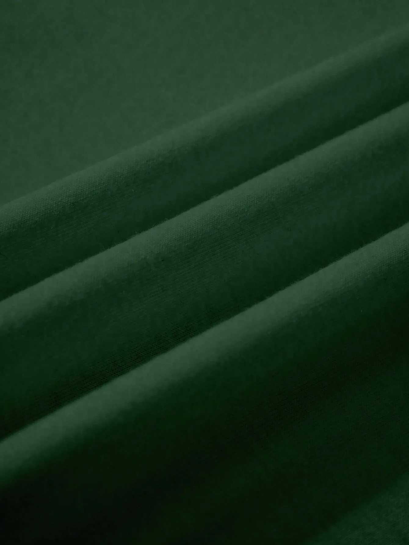 2024 New Summer Womens Fashion Simple Green Solid Color Casual Slim Fit Short Sleeve Round Neck Mini Dress XJ250814