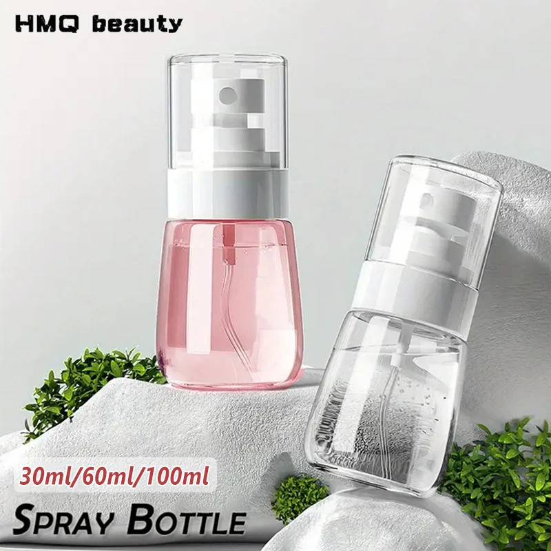 3060100ml Refillable Spray Bottles Alcohol Atomizer Mini Fine Mist Liquid Containers for Skin Care Makeup Travel Accessories 250813