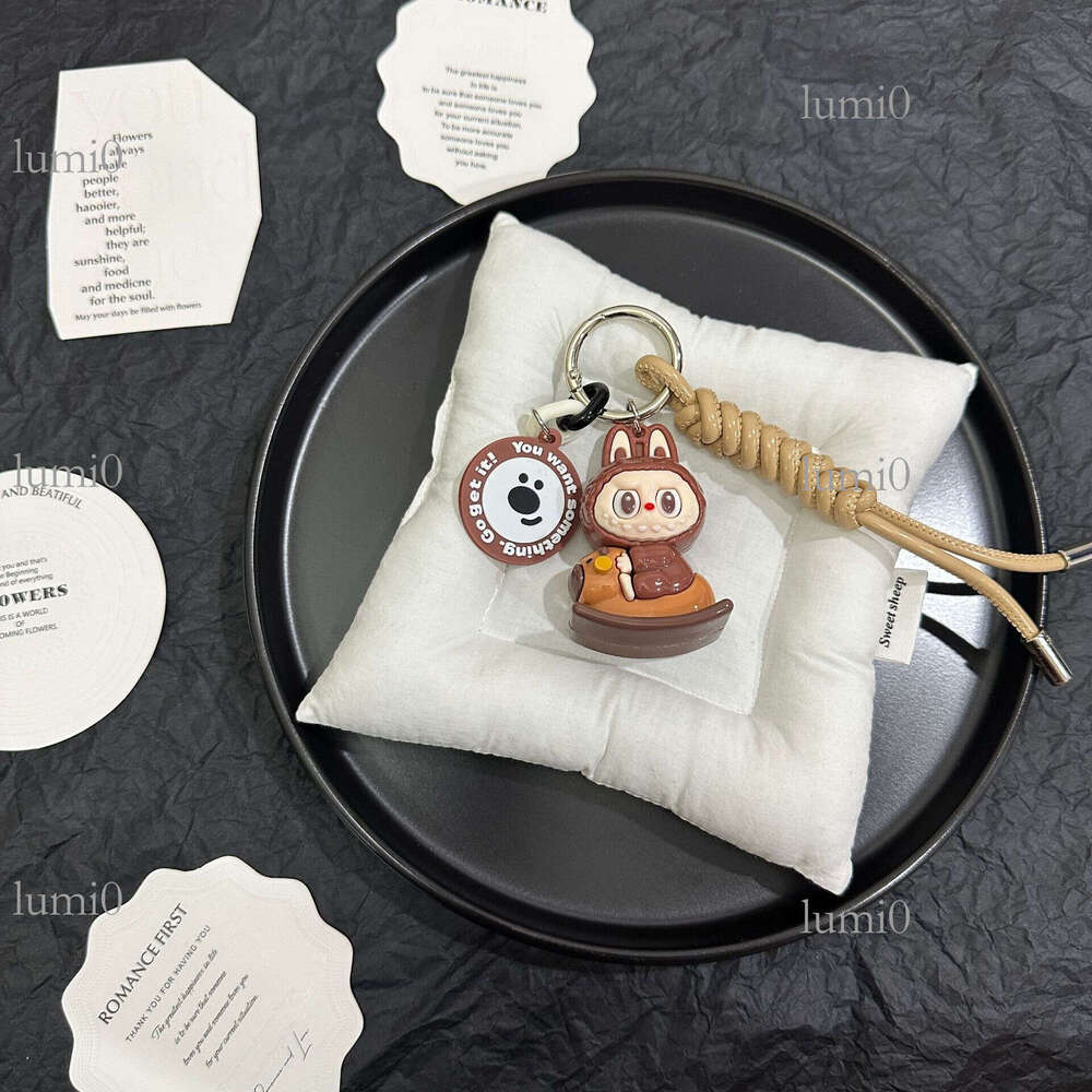 2025 Spring New Cartoon Mini Personality Labubu Bag Cute Car Pendant Hanging Decoration Gift