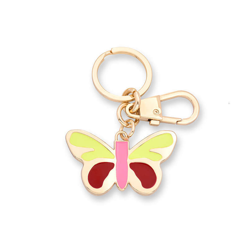 Ins Super Popular Women's Bag Accessories Butterfly Shape Car Key Pendant Valentine's Day Gift