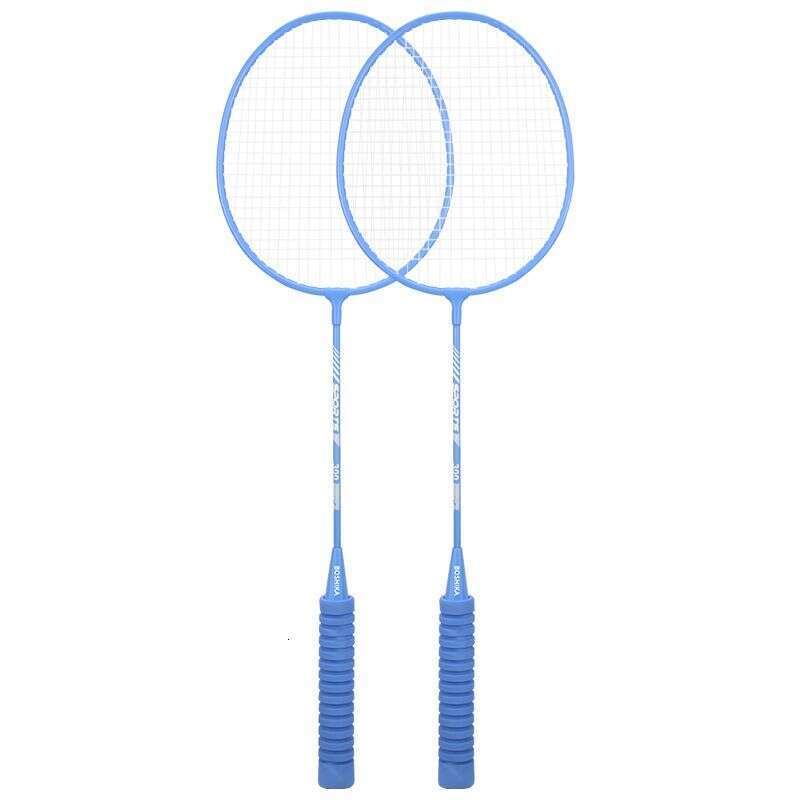 Adult Double Set With High Aesthetic Value aron Color Sponge Handle Badminton Racket