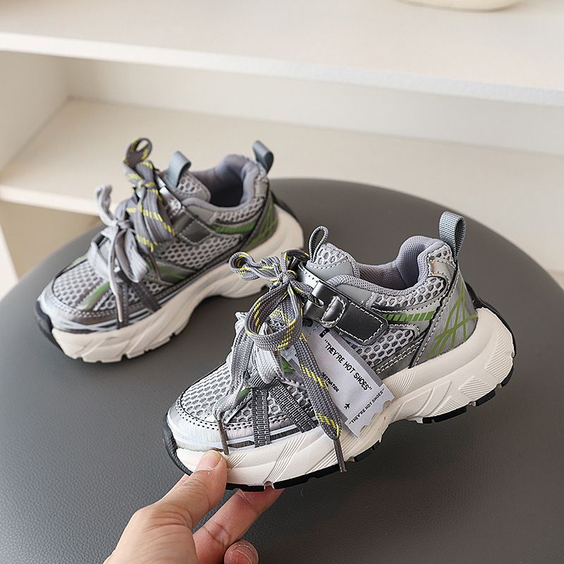 Kids Shoes 2025 Spring Summer Children Casual Shoes Kidsnest for Girls Boys Fashion Design Style Soft Sole Anti-slip Toddler Shoes Size 21 - 30 K0653