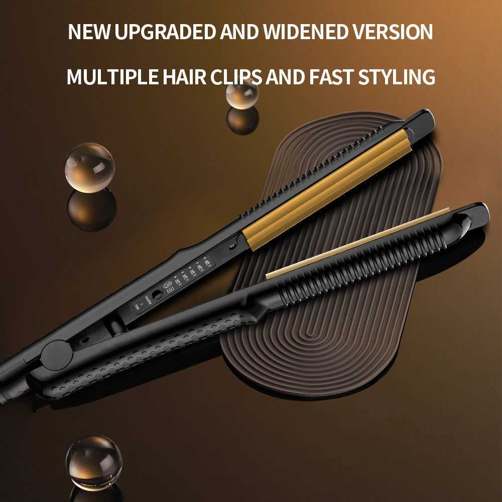 Hair Curler Iron Electric Corrugated Plate Hair Curling Iron Curls Volume Styling Tools W250814