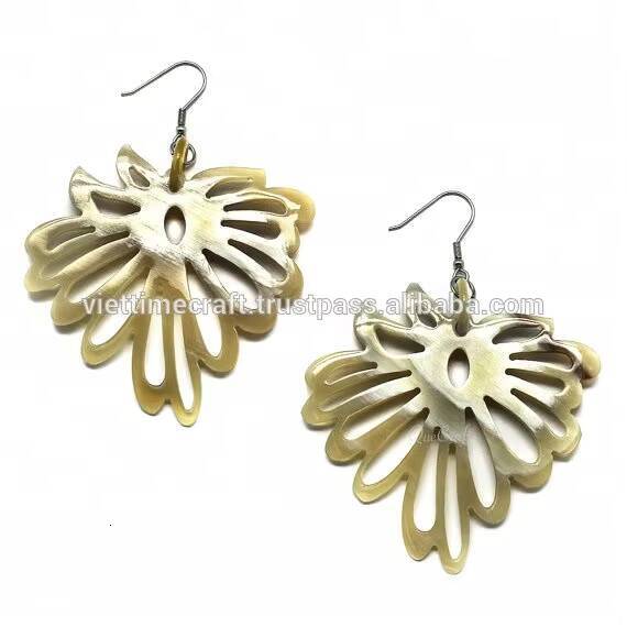 New Design Buffalo Horn Earrings/Earring Jewelry/Bulk Trumpet Fashion Earrings
