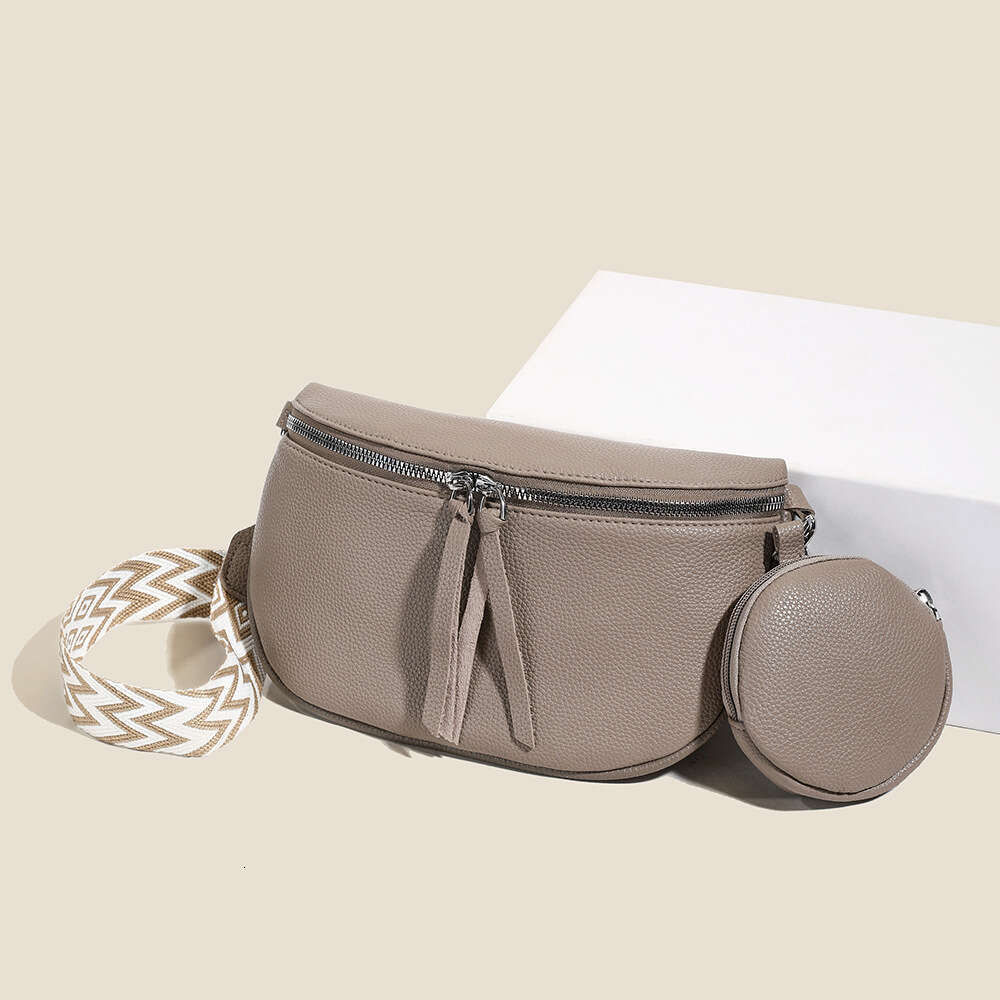 New Soft Leather PU Chest Waist wallet Fashion Women's with Coin Purse Casual Wide Strap Single Bags Designer Women Shoulder Crossbody Bag