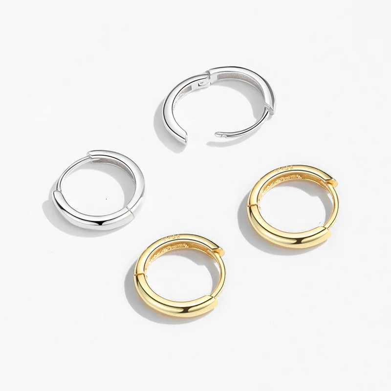 925 Sterling Silver Geometry Hoop Earrings for Women Fashion Silver Jewelry Gifts Trend XJ250814