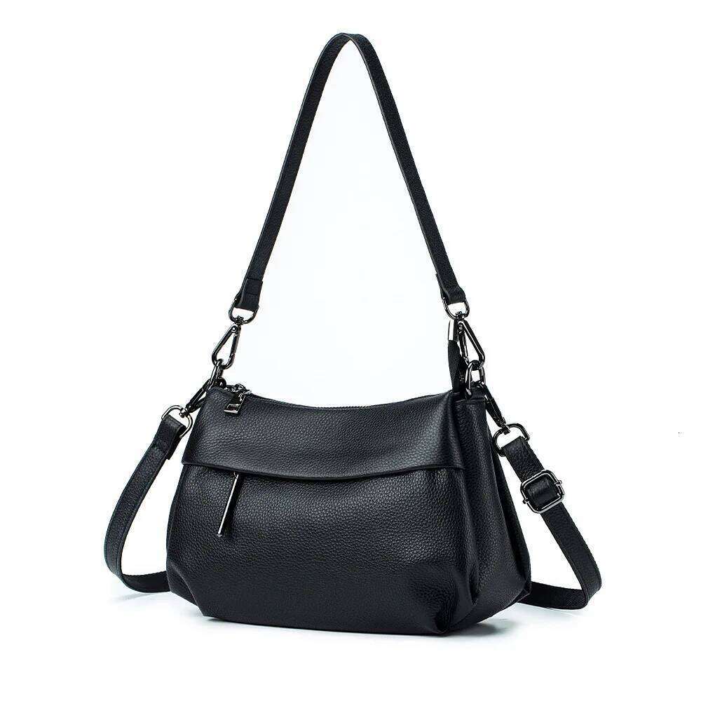 High Quality Real Handbag Ladies' Genuine Leather Shoulder Women's Casual Messenger Bags Versatile Crossbody Bag