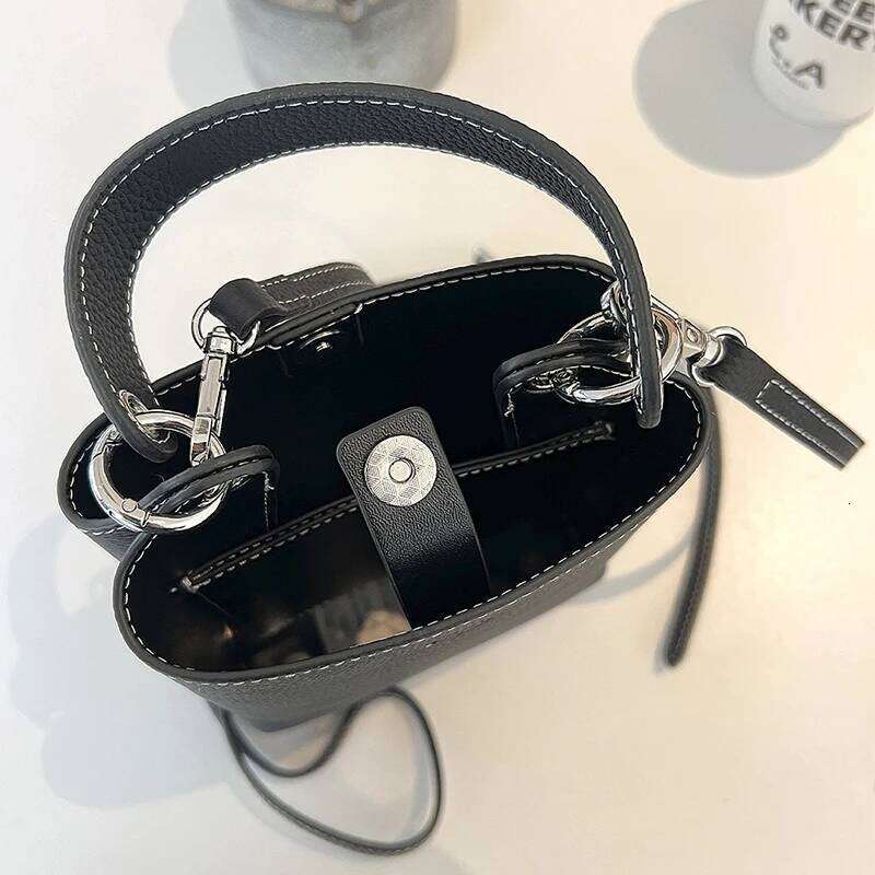 Designer Luxury Cowhide Custom Name Crossbody Bag Fashion Spring Summer New Handbags For Woman Large Capacity Party Bucket Bags