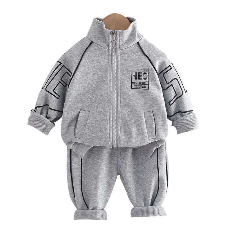 Spring Autumn Baby Clothes Suit Children Boys Jacket Pants 2Pcs/Sets Kids Girls Clothing Infant Costume Toddler Tracksuits 250813