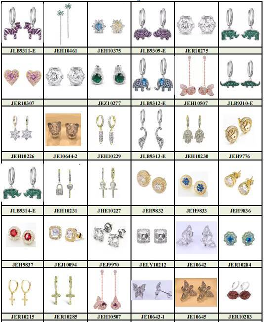 Jasen Fashion Men Women Vvs Moissanite Dia Cz Stones Sier Sterling Round Stud Earring