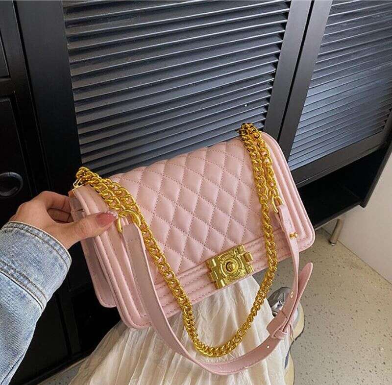 Dia Pattern Shoulder Bags Women High-quality Chain Crossbody Bag