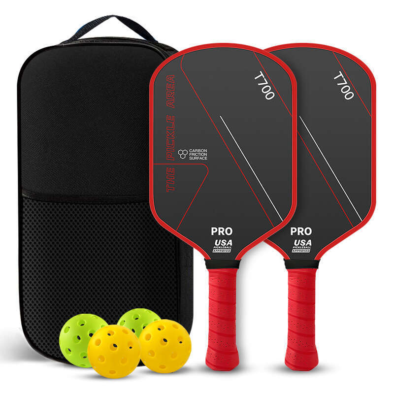 Full Set Carbon Fiber T700 Textured Matte Pickleball Racket For Children