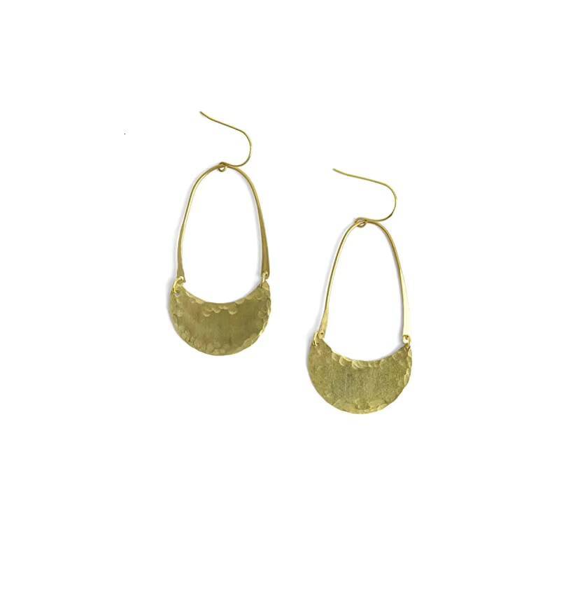 Brass Earring for Customized Size Exaggerated Designer Earrings Night Party Wear Items