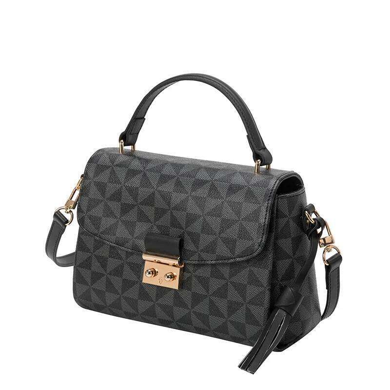 Hot Selling New Fashion Women's Trend Brand Printed Lock Shoulder High Quality Versatile Crossbody Bag Designer Handbag