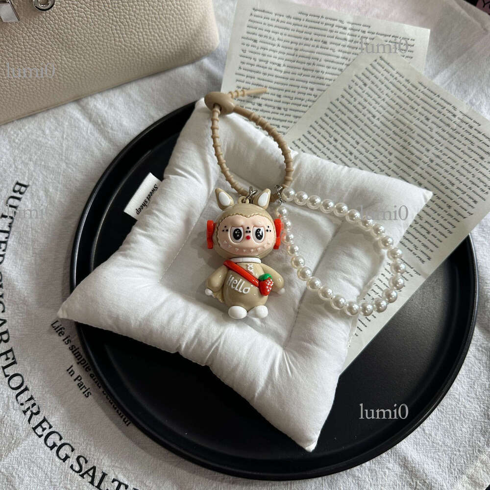 Bubble Mart Plush Labubu Super Cute Girl Bag Pendant Student Backpack Doll Keychain