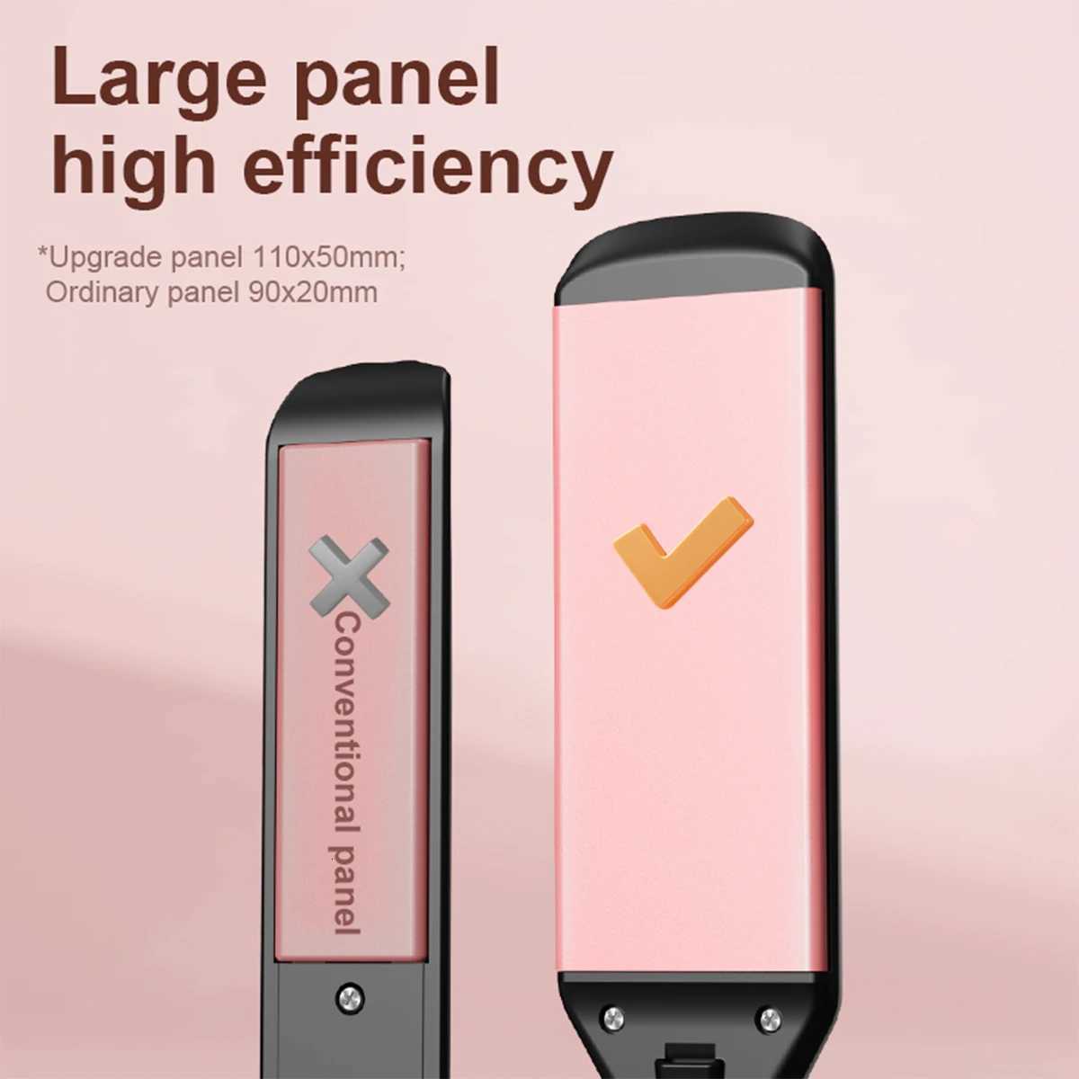 Professional Hair Straightener with Oil Coating Wide Plates60W Fast Heating Care for Frizzy Hair PTC Technology for Smooth Styling W250814