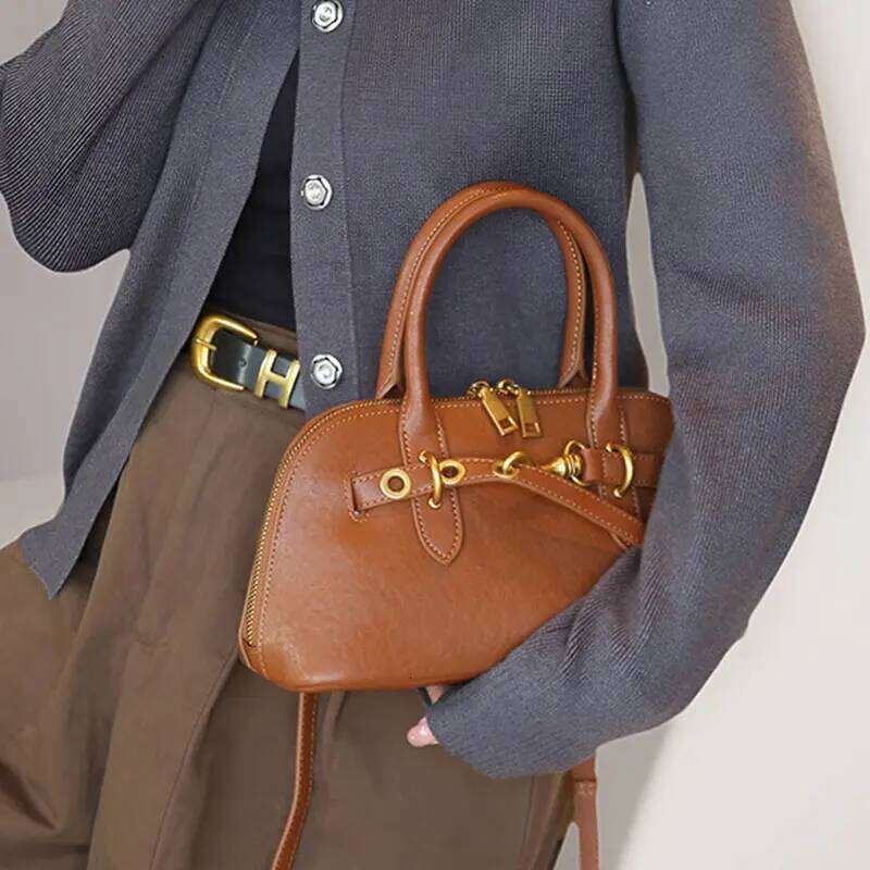 Designer Luxury Designer Women S Genuine Leather Vintage Handbags High Quality Fashion Shoulder Bag Cowhide Crossbody Bags