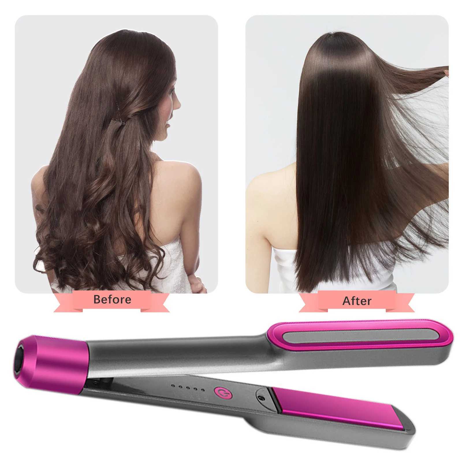 Temperature-regulating and straightening dual-purpose hair straightener W250814