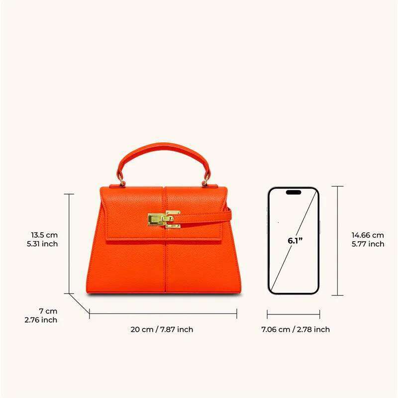 Designer Luxury New Orange Color JW PEI Women S Handbag Elise Designer Fashion Tote Small Square Crossbody Premium Bag