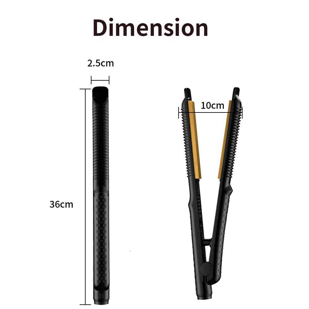 Hair Curler Iron Electric Corrugated Plate Hair Curling Iron Curls Volume Styling Tools W250814