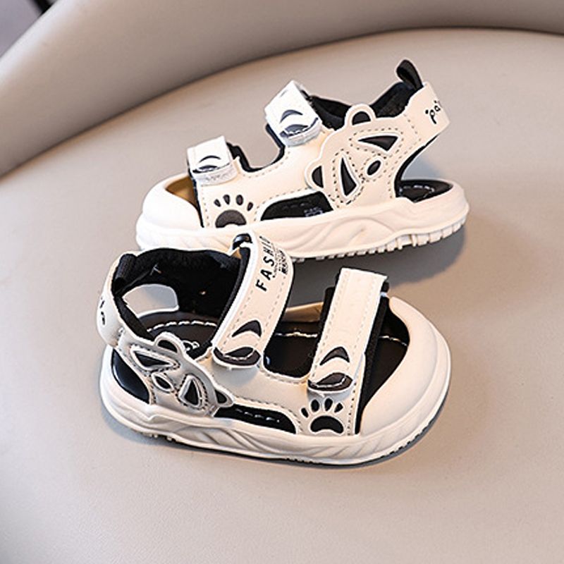 Kids Beach Sandals Toddler Summer Fashion New Boys Soft Soles Beach Sandals Kidsnest Non-slip Infant Girl Slides Baby Walking Sandals Shoes Sizes US1C