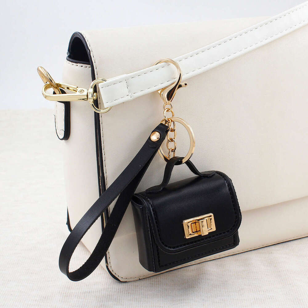 Bag Charms Creative New Keychain Fashion Versatile Leather Pendant Bag Phone Case Ornament