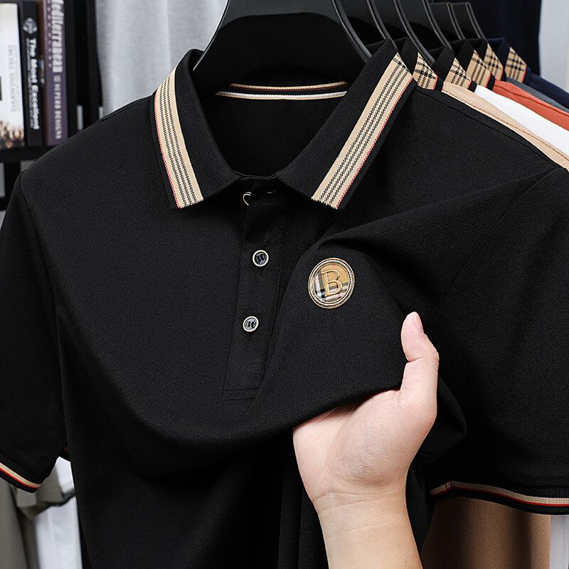 Men's Polos Shirt Designer Polos Man Fashion Horse T Shirts Casual Men Golf Summer Polos Shirt Embroidery High Street Trend Top Tee