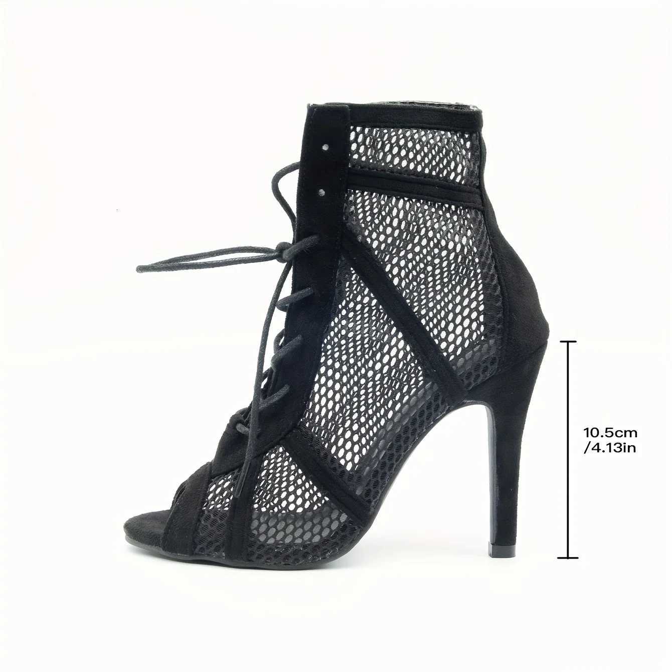 Latin Dance Shoes Women Girls Pole Ladies Dancing Shoes High Heels bd Competition White Latina Boots Party adjustable instep W250814