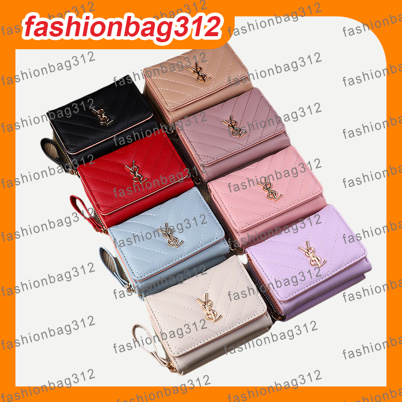 Luxury Wallet designer card holder small wallet Leather Wallet with Coin Pocket Purse Credit Card Zipper wallet Multi-card slot wallet passport holders Coin Purse